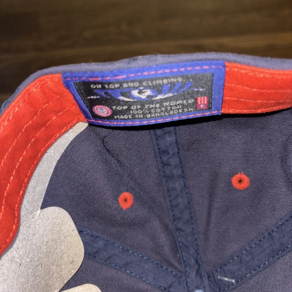 NEW UTEP Miners Y2K Top of the World Navy‎ Orange Adjustable Strapback Hat